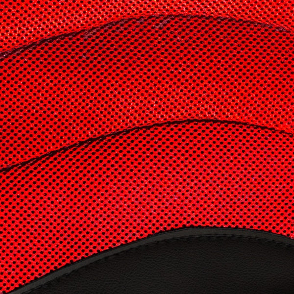Hybrid Trail Calmatech Ecogold Saddle Pad Red with Black Detail Close Up