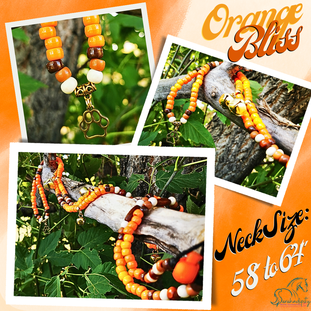 Orange Bliss Rhythm Beads by Sarandipity Designs