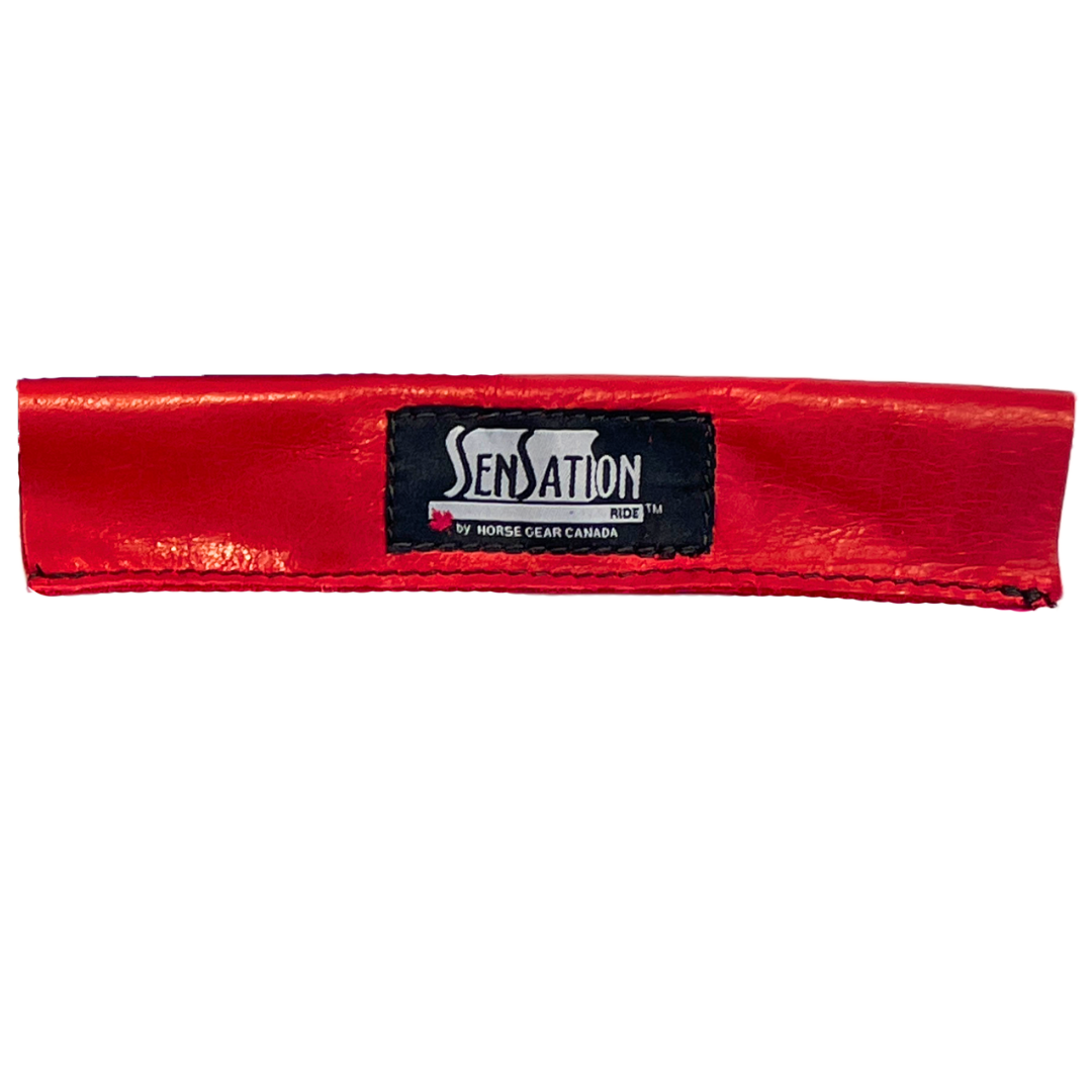 Sensation Ride™ Leather Handle Covers in Red
