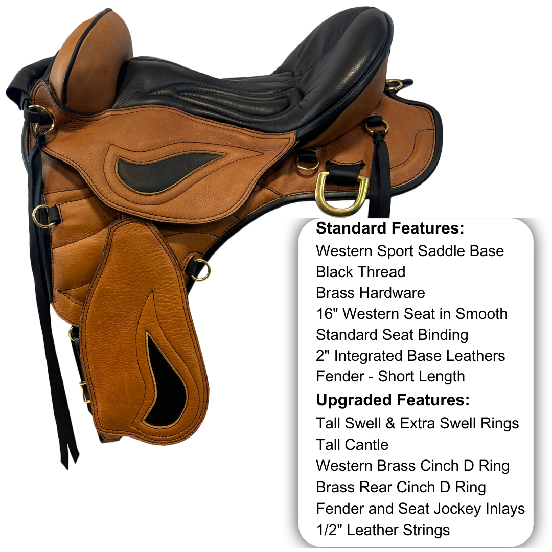 Sensation Ride™  Western Sport Saddle - Classic Model