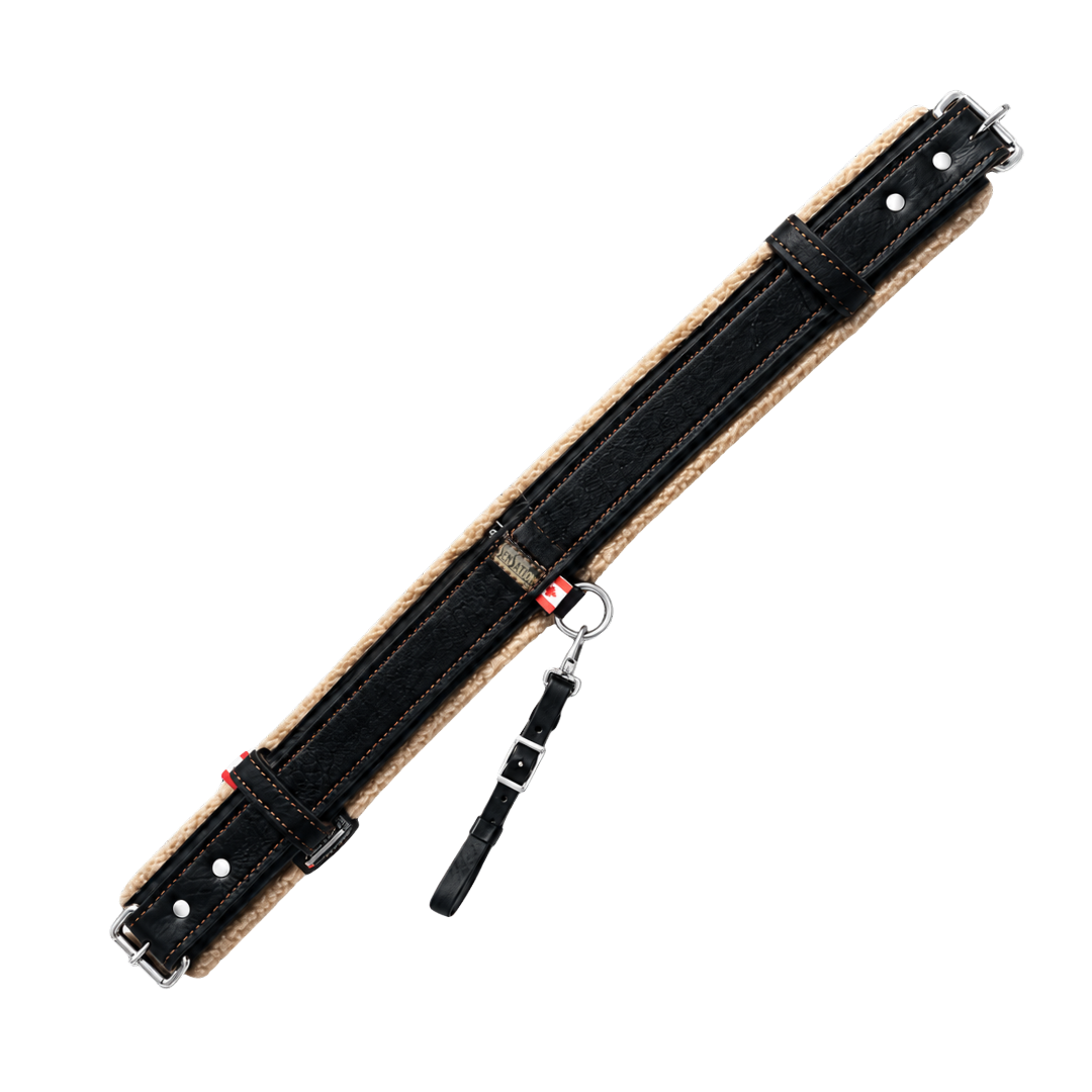 Sensation Ride™ Rear Cinch - Black with Silver Hardware - Top View