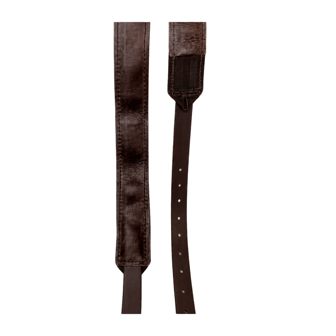 Sensation Ride™ Standard 2" Stirrup Leathers with Billet End and Integrated Base in Dark Brown