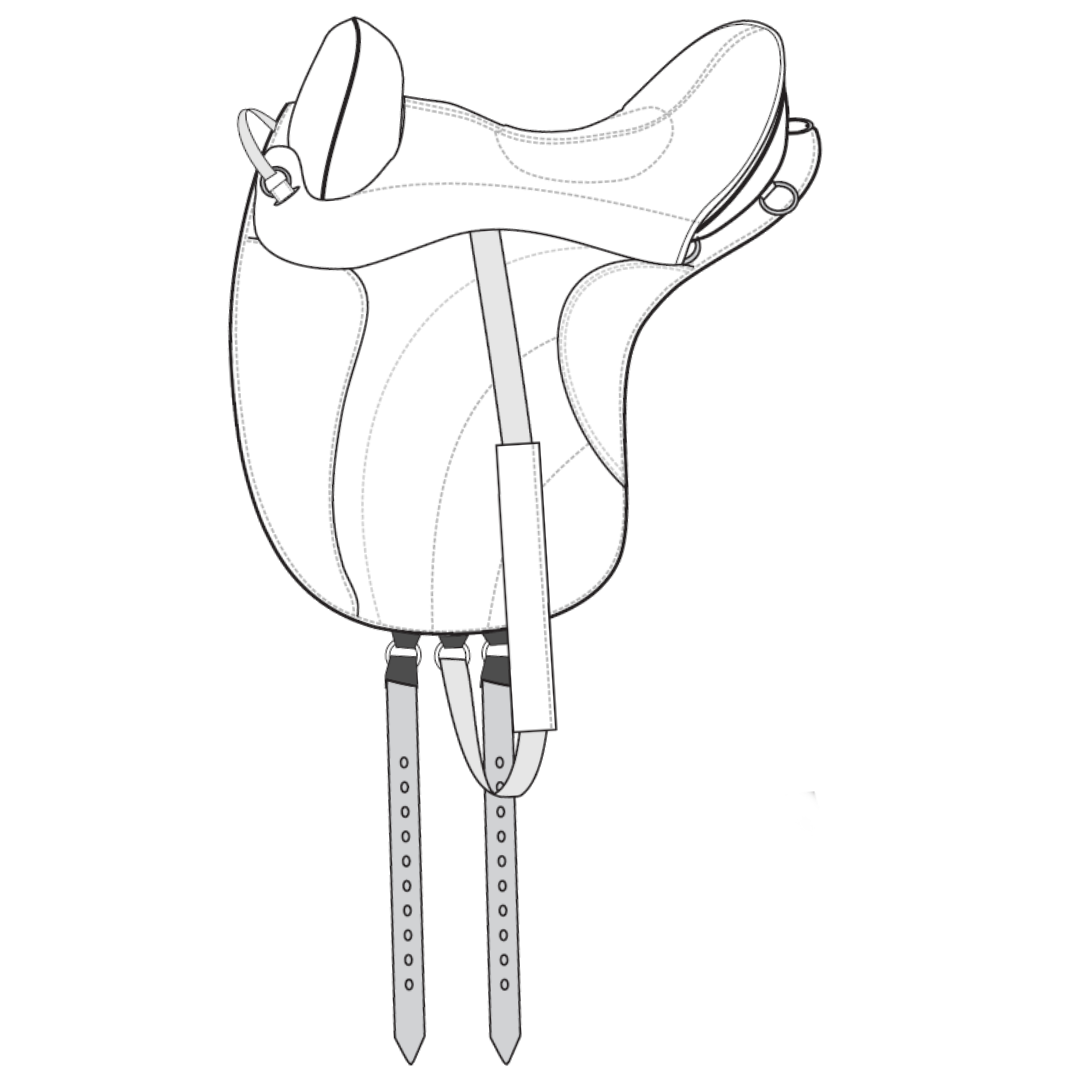 Sensation Ride™ Sonoran Saddle Line Drawing