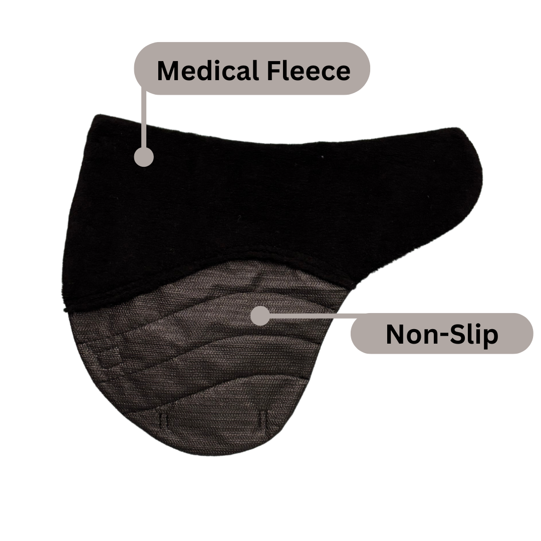 Hybrid Trail Calmatech Ecogold Saddle Pad - Bottom Information