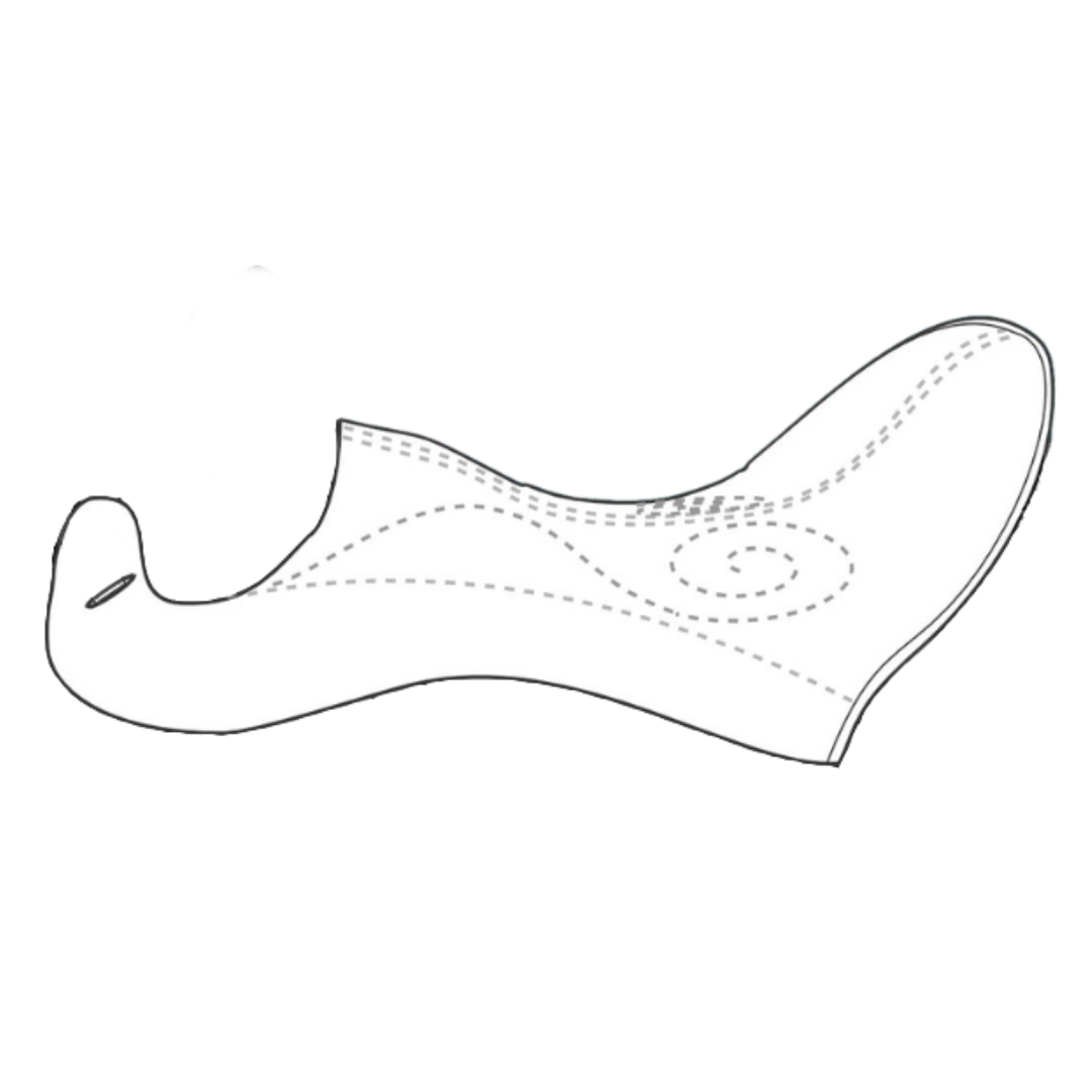 Sensation Ride™ Chinook Seat Line Drawing
