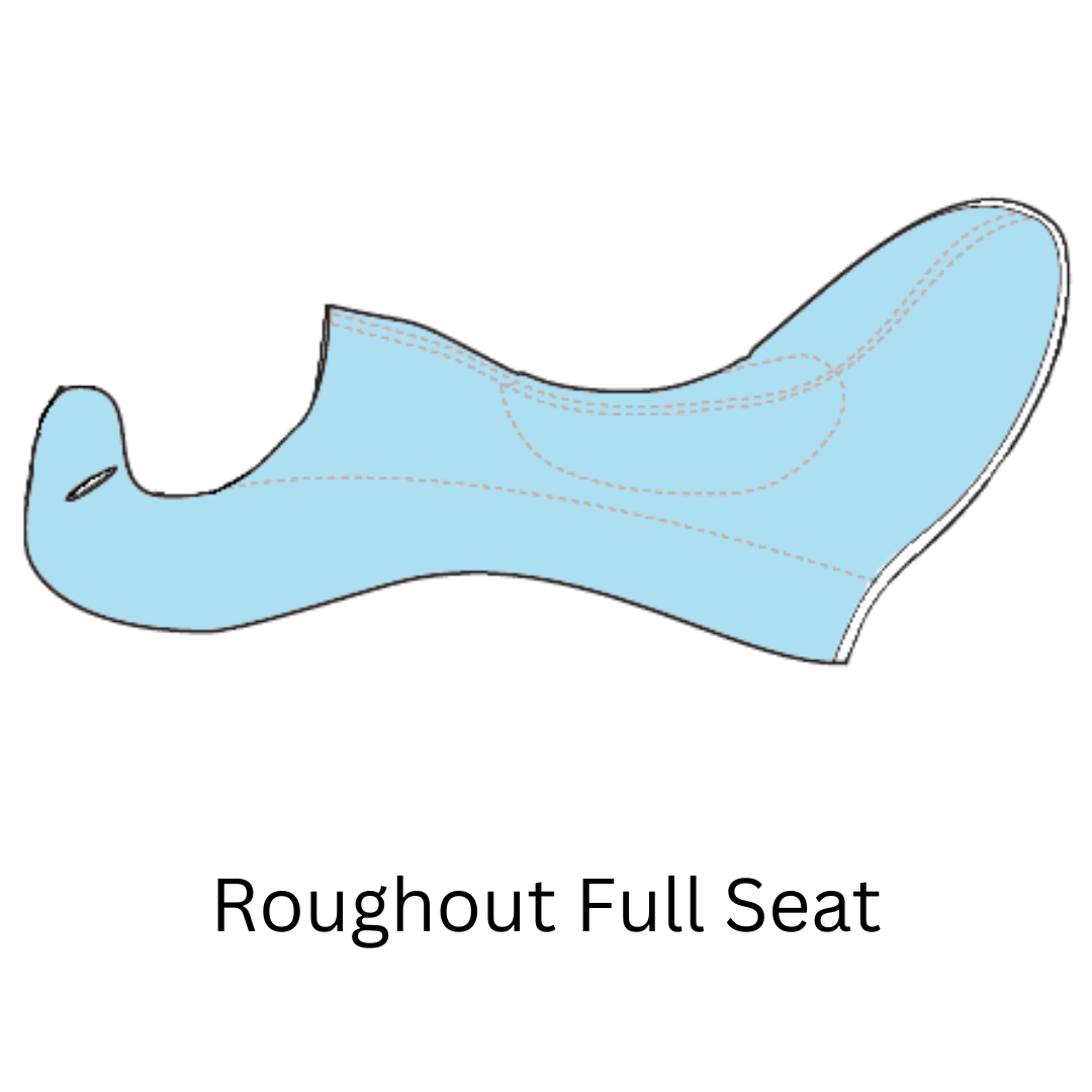 Sensation Ride™ Hybrid/Sonoran/Westlish Seat Roughout Full Line Drawing