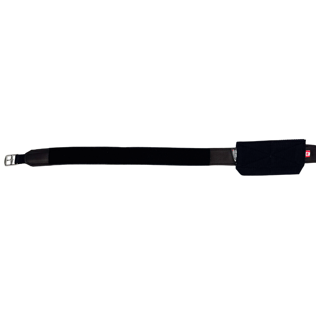 Sensation Ride™ MPA 2" Stirrup Leathers, Old Style Front Velcro in Black