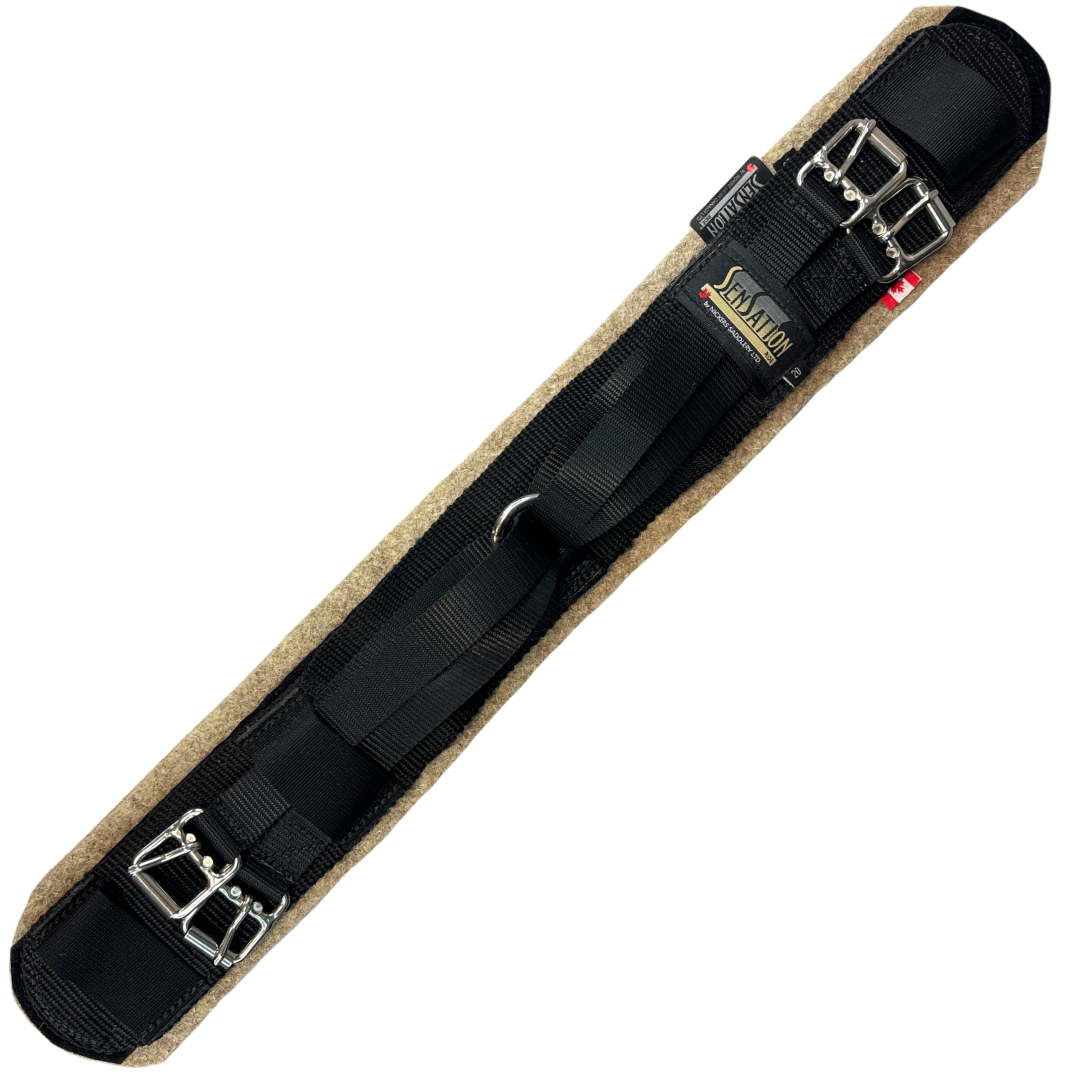 Sensation Ride™ Self Centering Girth with Wool Felt Liner Included