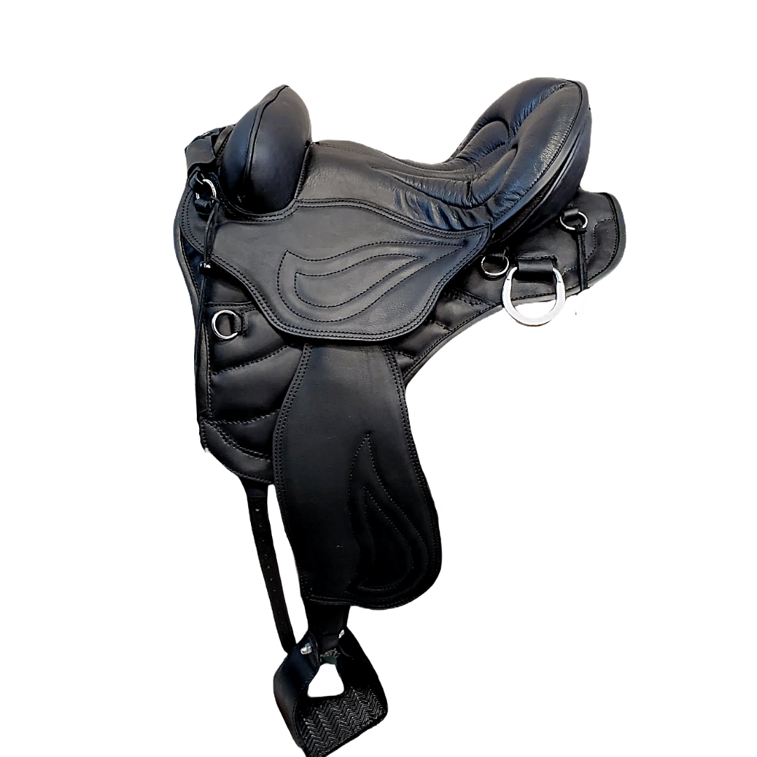 Western Sport in Black with Stainless Steel Hardware & Rear Cinch D Ring