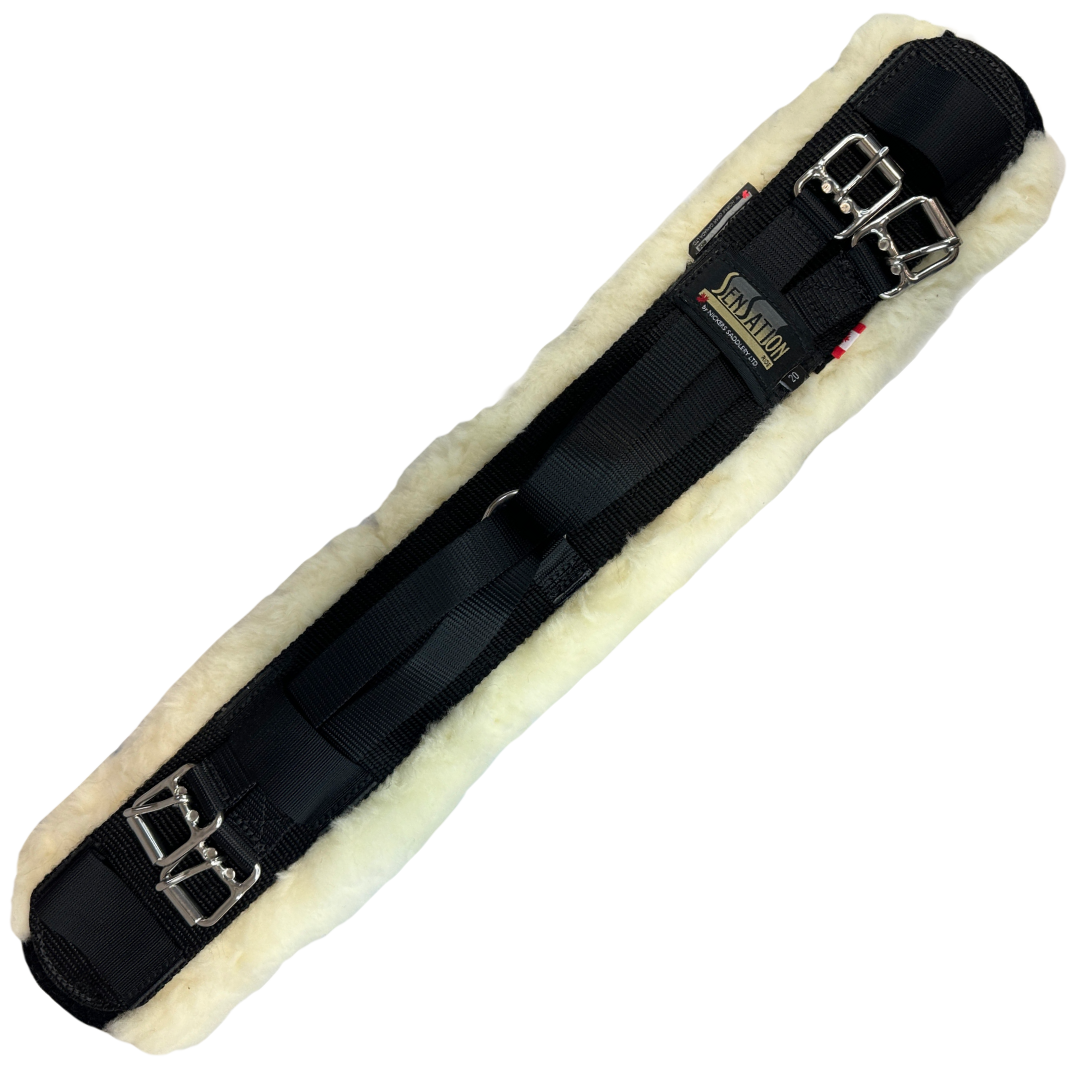 Sensation Ride™ Self Centering Girth with Wool Fleece Liner Included