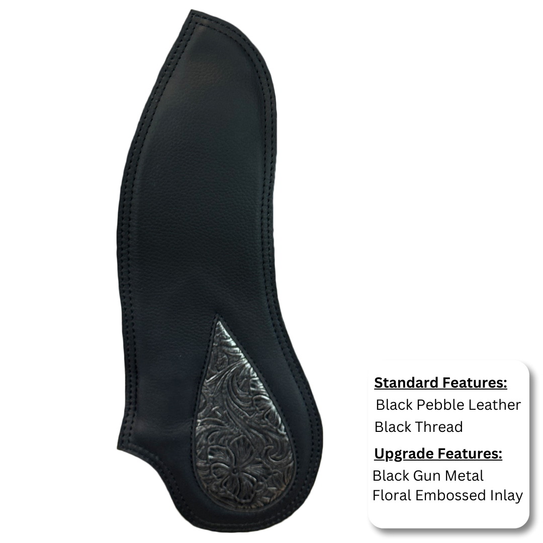 Sensation Ride™ X-Trail Fender with Black Gun Metal Floral Embossed Inlay