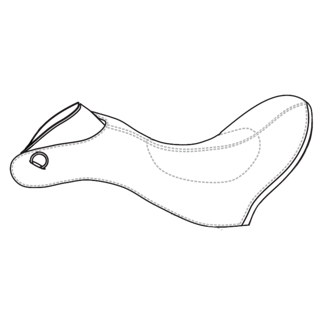Sensation Ride™ Classic Seat Line Drawing
