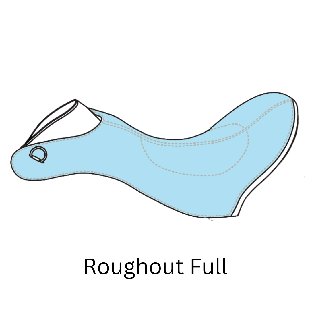 Sensation Ride™ Classic Seat Roughout Full Line Drawing
