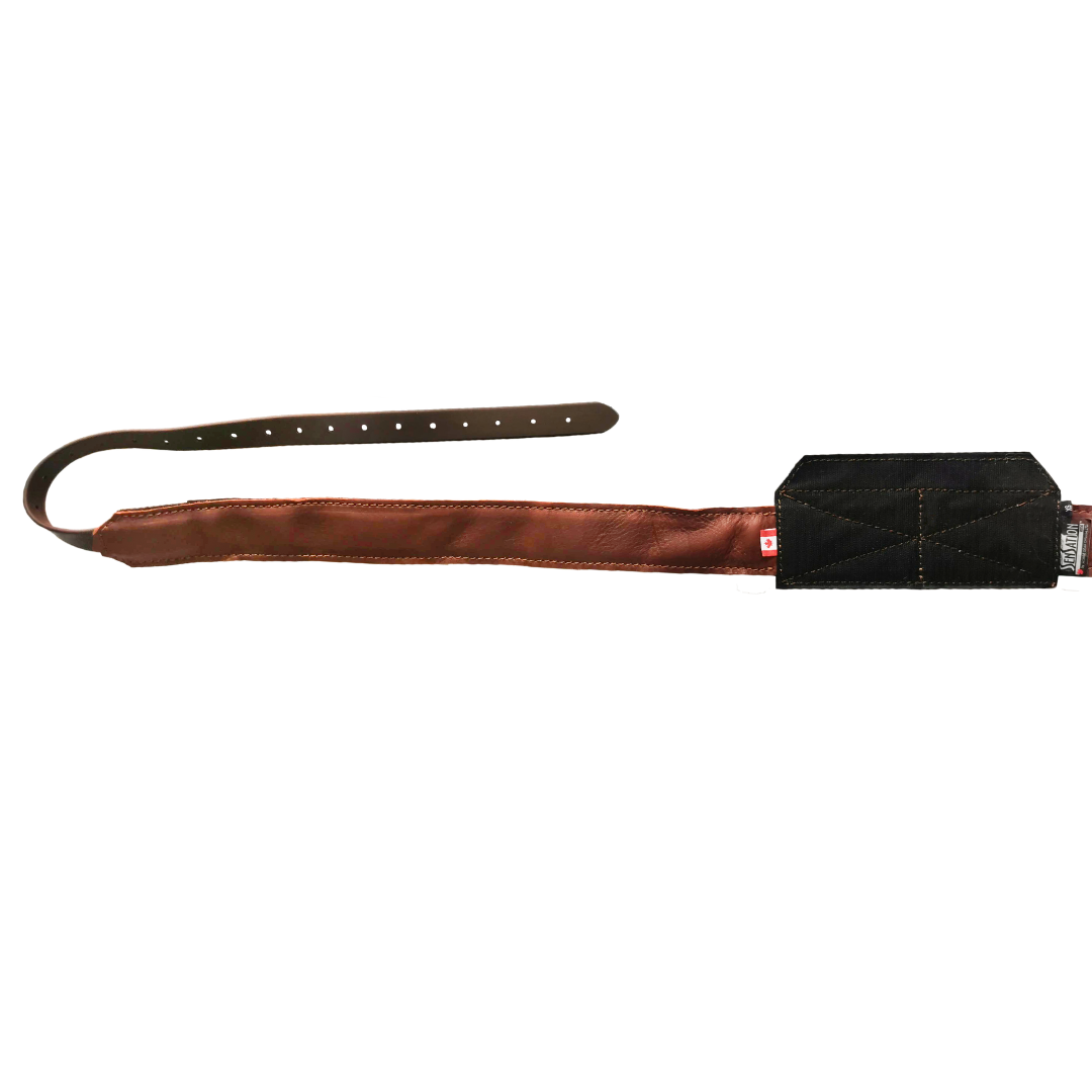 Sensation Ride™ MPA 2" Loop Velcro Stirrup Leathers - Mahogany Brown