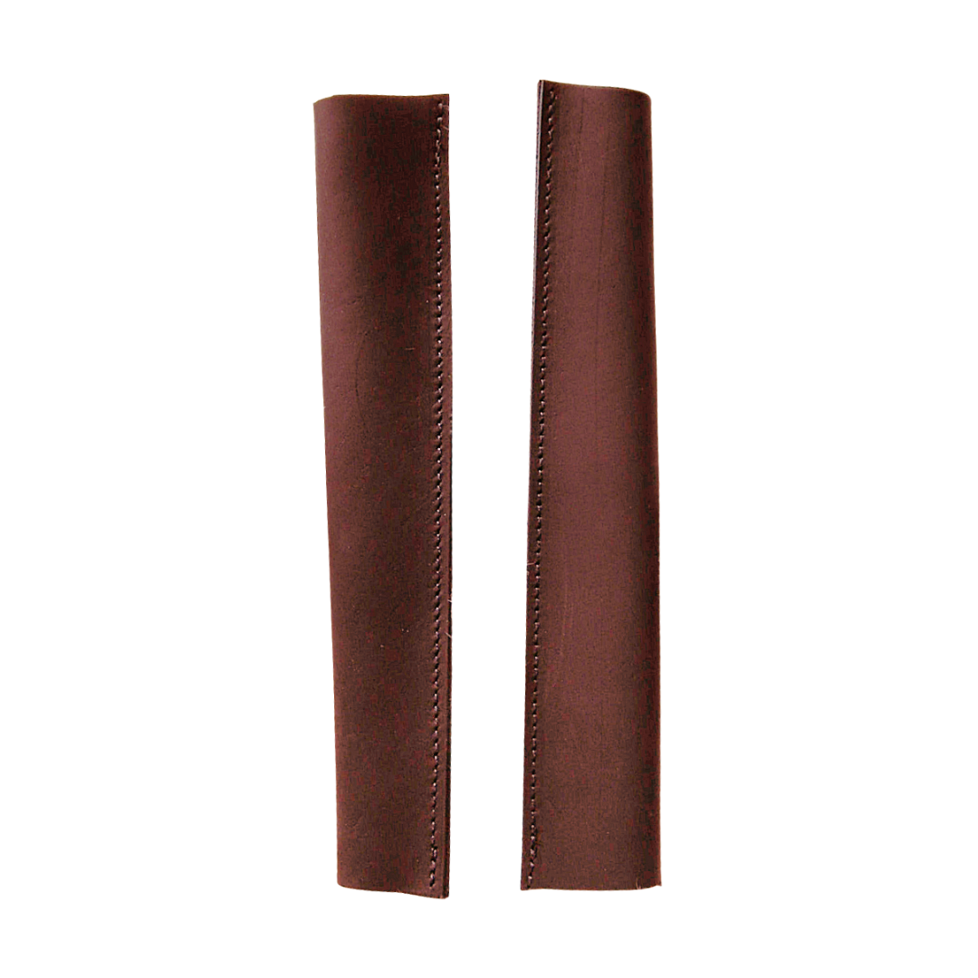 Sensation Ride™ Stirrup Leather Tubes/Sleeves - Mahogany Brown