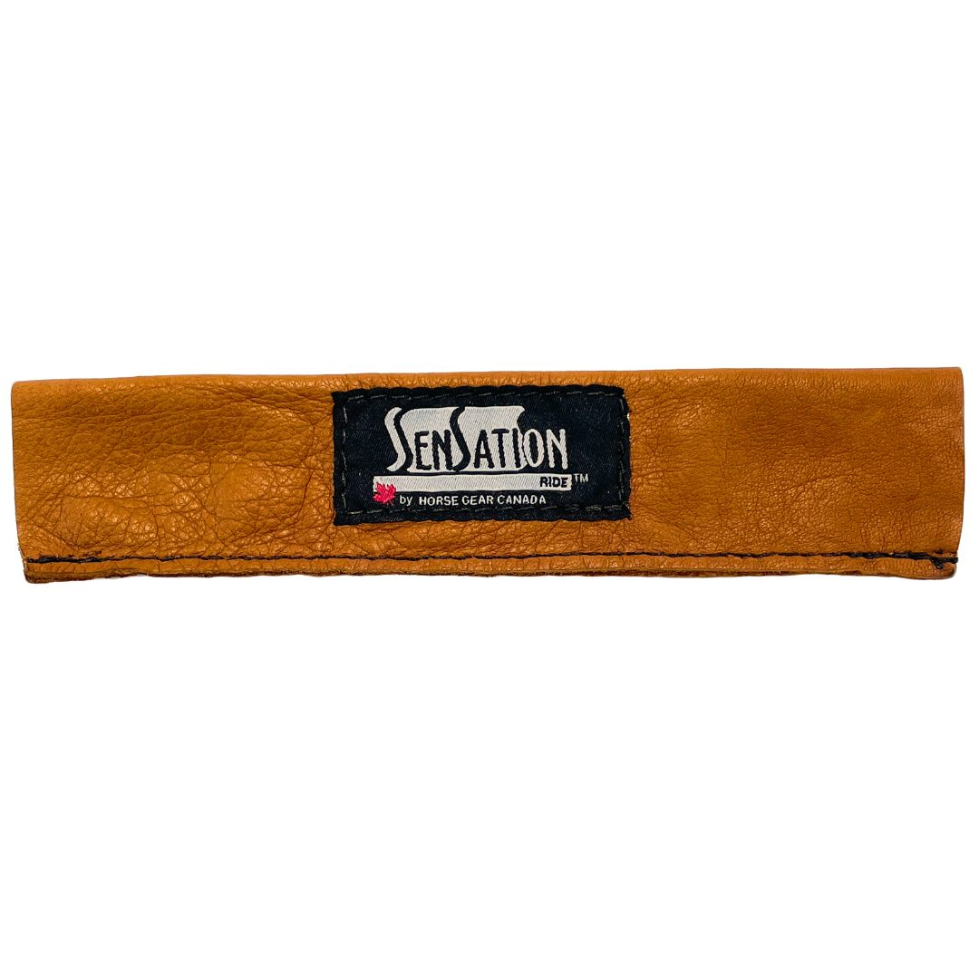 Sensation Ride™ Leather Handle Covers in Tan