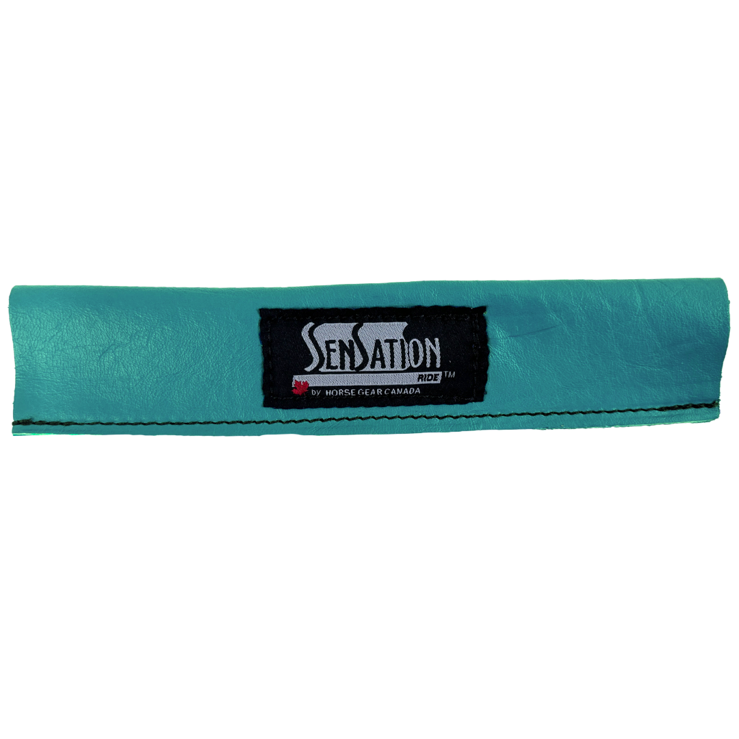 Sensation Ride™ Leather Handle Covers in Teal