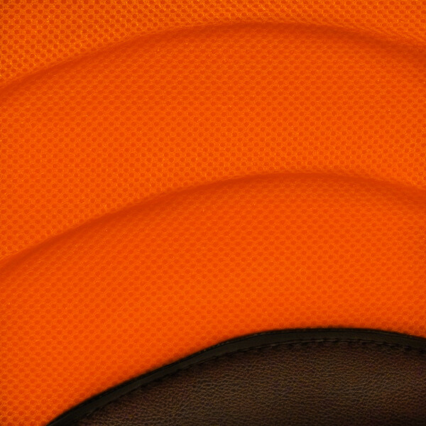 Hybrid Trail Calmatech Ecogold Saddle Pad Orange with Black Detail Close Up