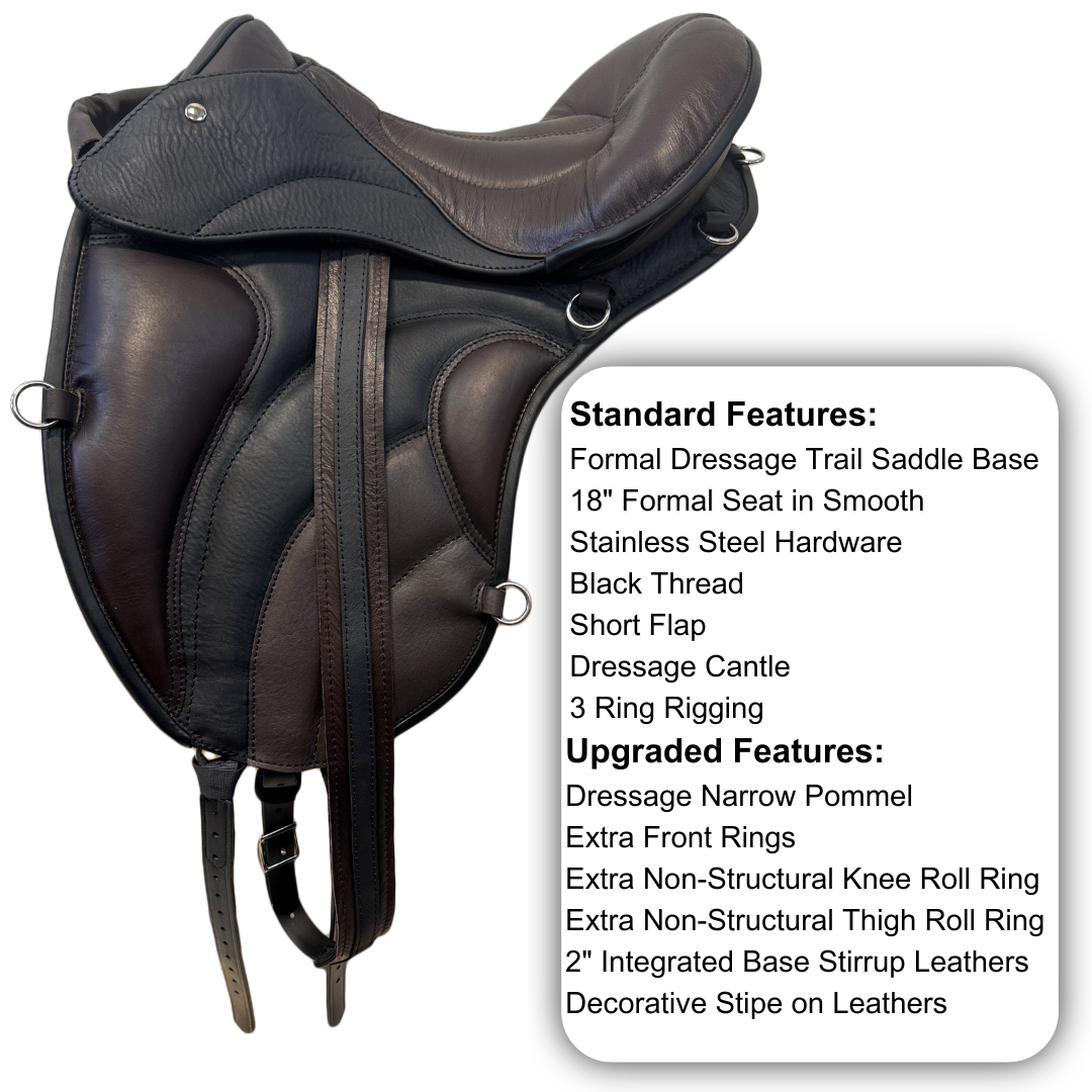 Sensation Ride™ Formal Dressage Trail in Black & Dark Brown
