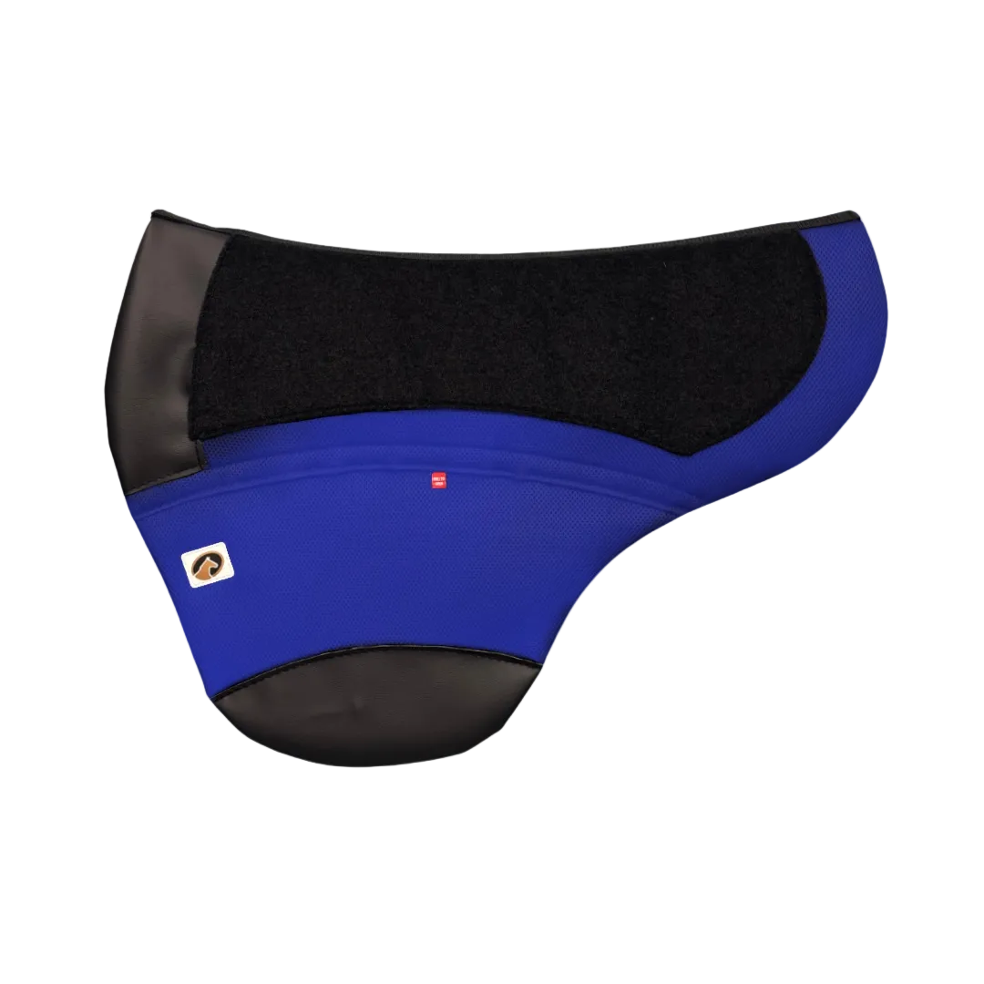 Ecogold Chinook Calmatech Treeless Saddle Pad - Royal Blue Base with Black Detail