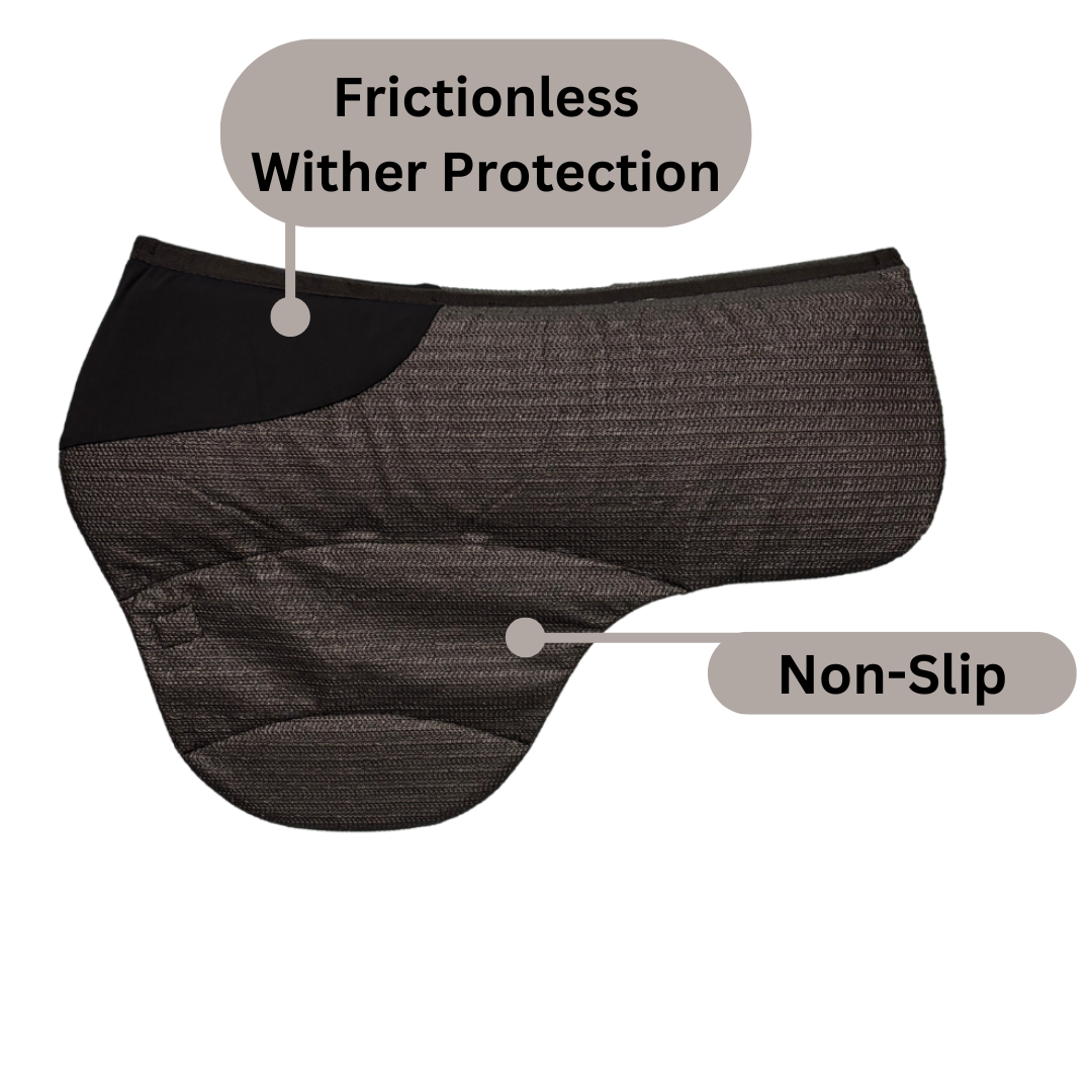 Ecogold Western Sport Secure Treeless Saddle Pad - Bottom Information