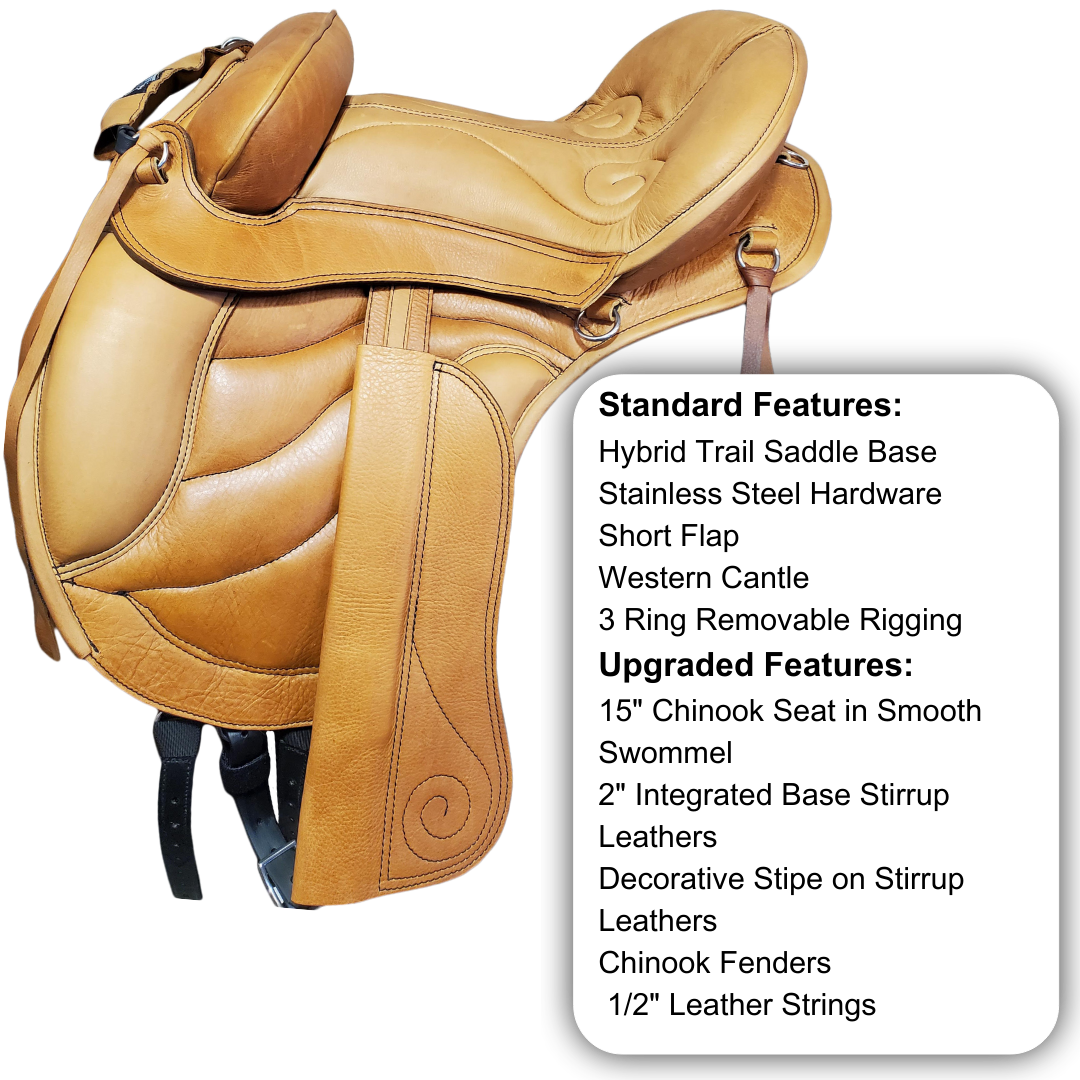 Sensation Ride™ Hybrid Trail in Tan with Chinook Seat & Fenders