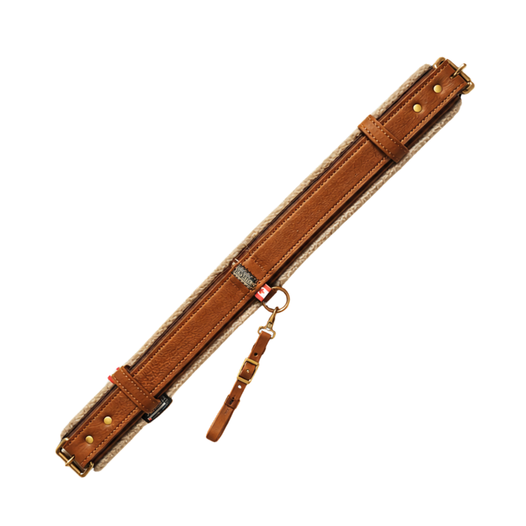 Sensation Ride™ Rear Cinch - Tan with Brass Hardware - Top View