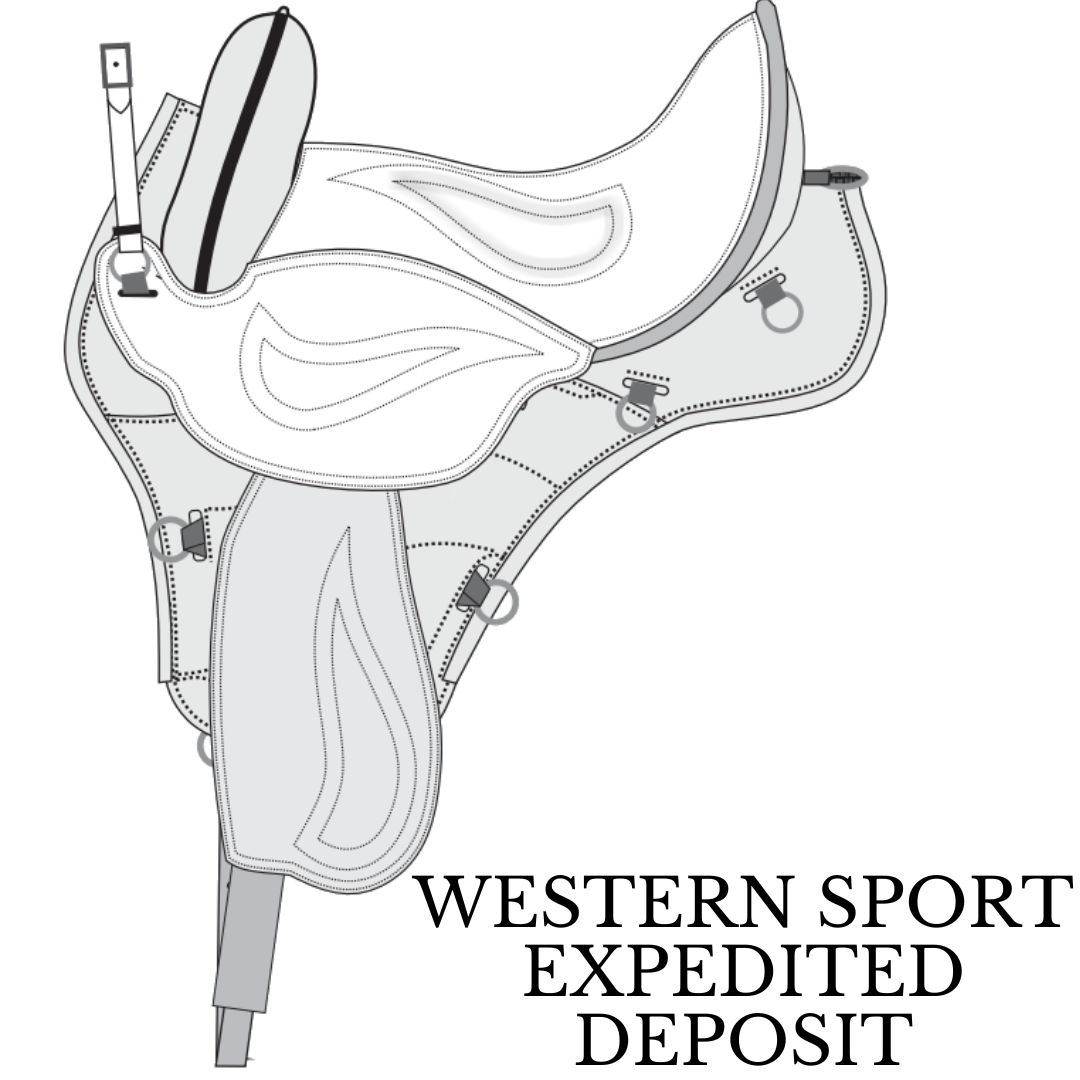 Sensation Ride™ Western Sport Saddle Expedited Deposit