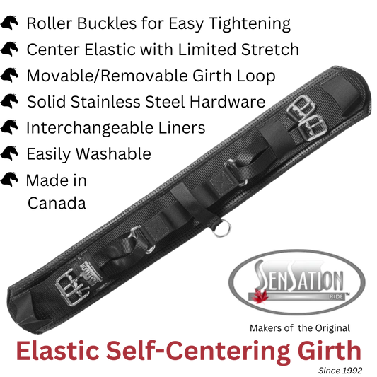 Sensation Ride™ Self Centering Girth - No Liner Included