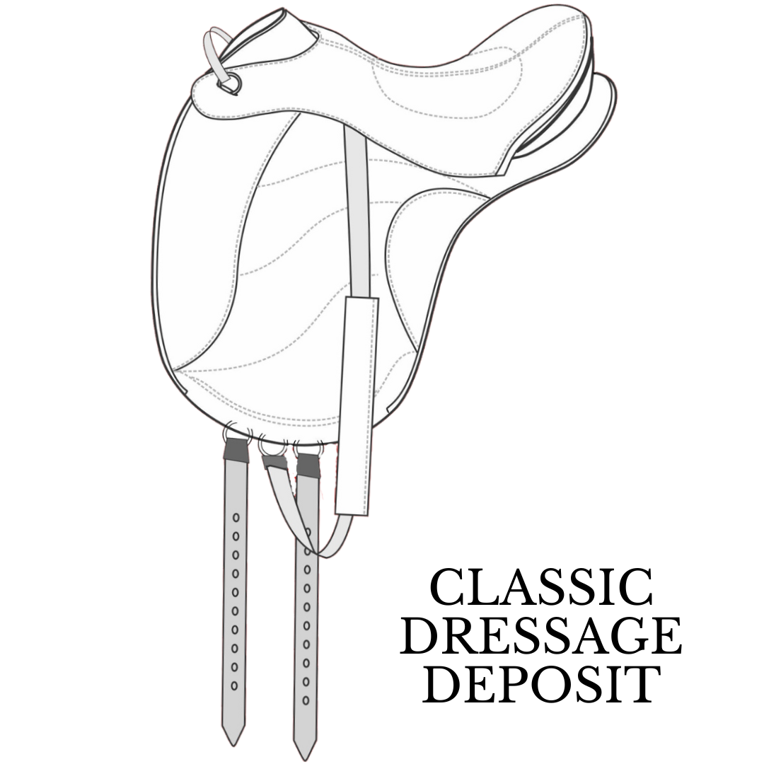 Sensation Ride™ Classic Dressage Saddle Standard Deposit