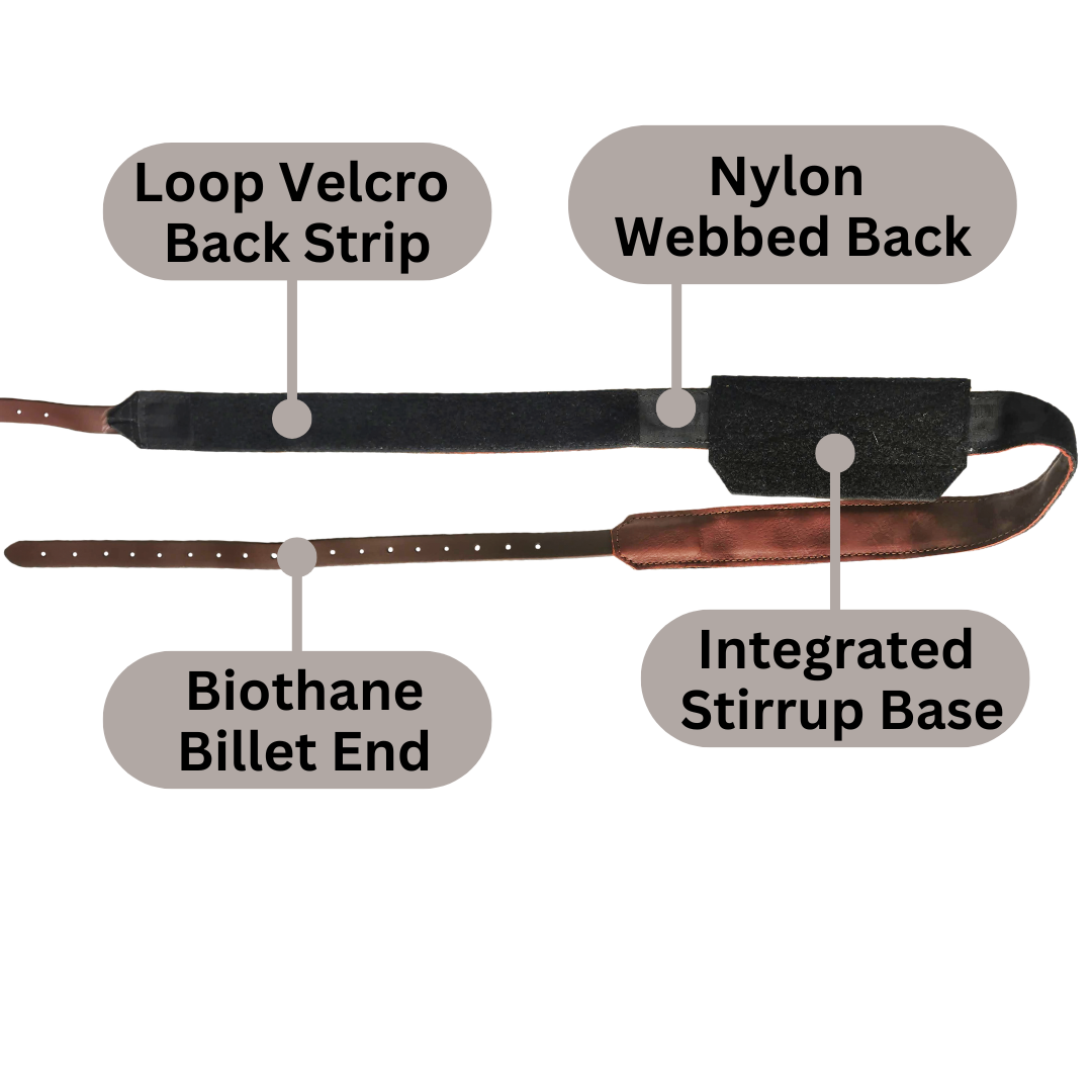 Sensation Ride™ MPA 2" Loop Velcro Stirrup Leathers Information