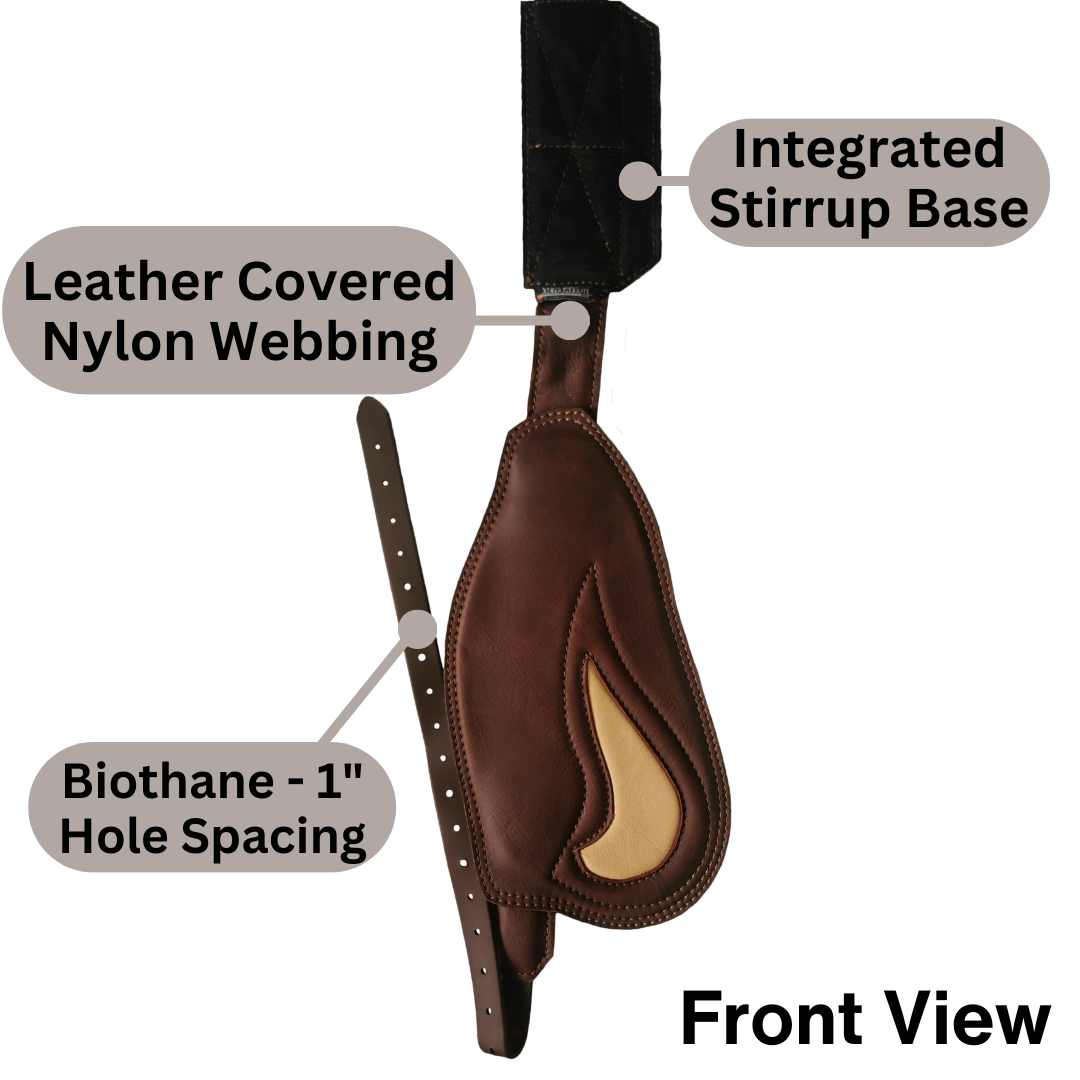 Sensation Ride™ Western Sport Fender Front View Information