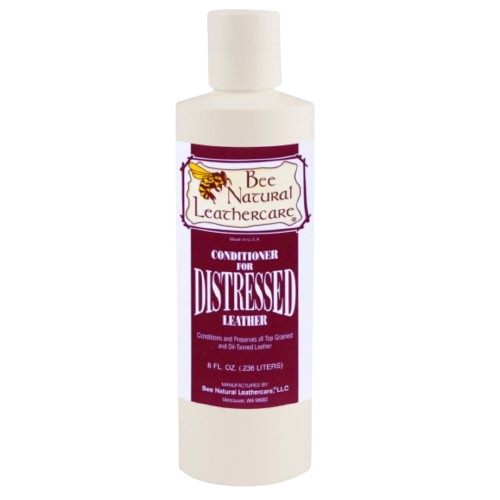Bee Natural Leathercare Conditioner for distressed leather.